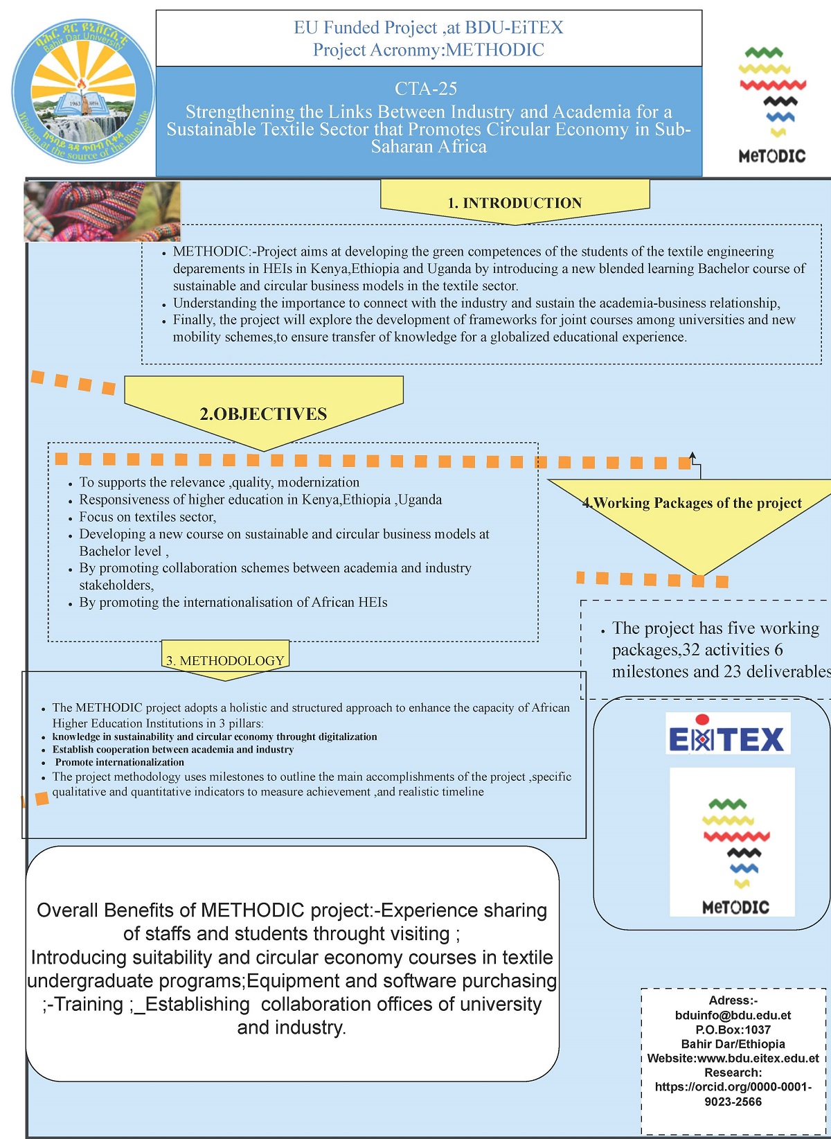 EU Funded Project ,at BDU-EiTEX